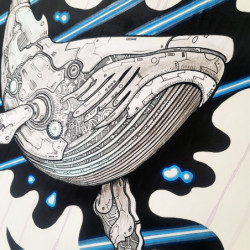Cyber Whale by Gus Grillasca