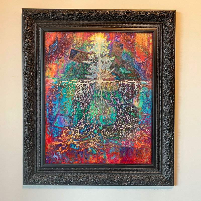 BITCOIN ROOTS OPAL LIGHTING by Hodlxhold