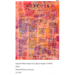 Satoshi White Paper No. 22 - Block Height 719908 by CA Danner