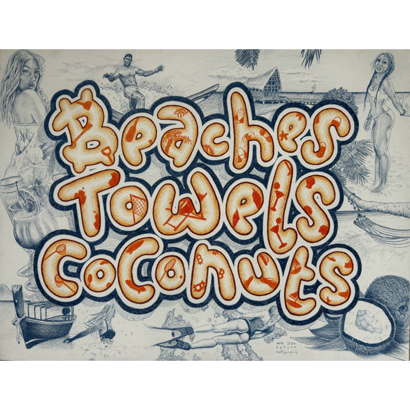 Beaches, Towels, Coconuts - Anik Malcolm