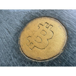 "The Great Wave Off Nakamoto" - Hand Carved Relief - Brekkie von Bitcoin