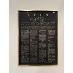 SOLD! Bitcoin Whitepaper Tree No.19/21 - Modeotec