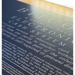 SOLD! Bitcoin Whitepaper Tree No.19/21 - Modeotec