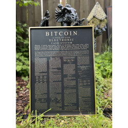 SOLD! Bitcoin Whitepaper Tree No.19/21 - Modeotec