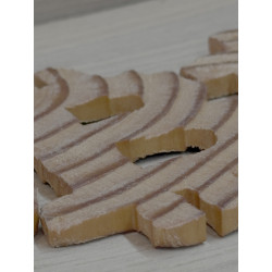 Rustic BTC Tree Ring Ornament 4 pack - Hodlworth