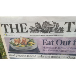 The Times 03/Jan/2009 Chancellor on brink of second bailout for banks - The Times - Francis Elliot & Gary Duncan