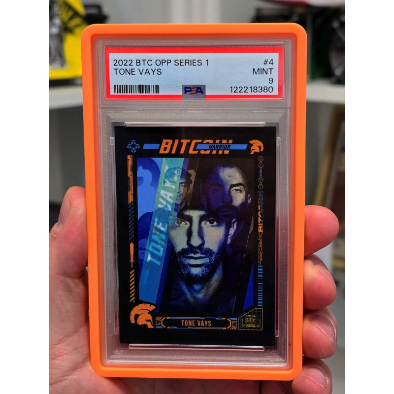 2022 BTC OPP Series 1 Card 4 SN 18/100 Graded PSA Mint 9 - Tone Vays