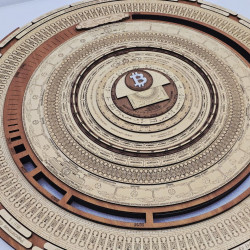 The Bitcoin Full Node Sculpture 2 of 10 - By FractalEncrypt