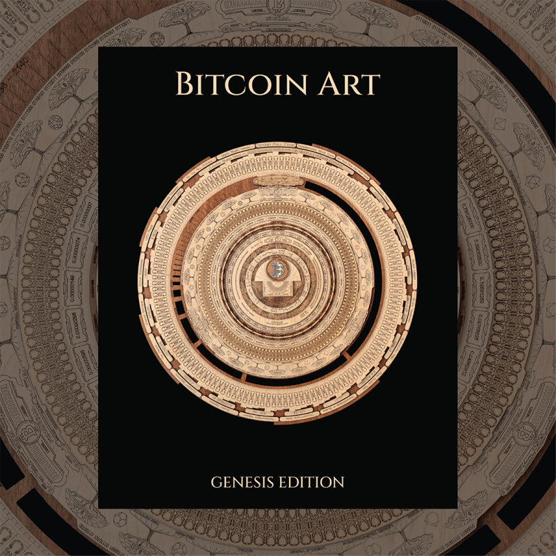 Bitcoin Art: Hardcover Book – Limited Edition of 121 - Bitcoin Art Magazine