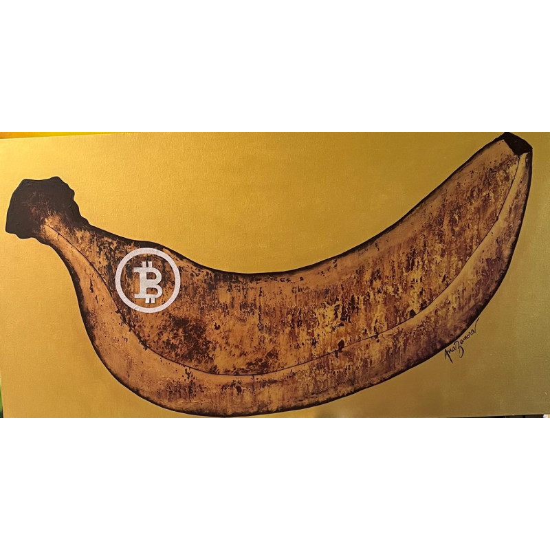 Bitcoin Banana by Ana Zamora