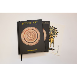Hardcover Book – Limited Edition of 121 - Bitcoin Art Magazine