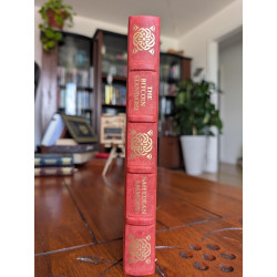 The Bitcoin Standard Leather-bound edition in pink by Leathermint