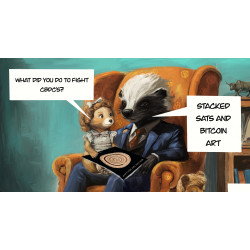 Daddy, What did you do during the monetary revolution? - Bitcoin Art Magazine edition - 8/21 by Yonat Vaks