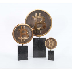 Bronze Bitcoin 'Classic' - Large by Bitcoin Design