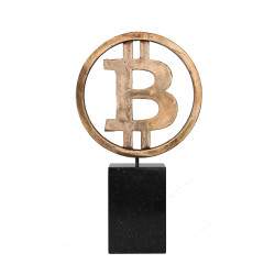 Bronze Bitcoin 'Open' - Medium by Bitcoin Design