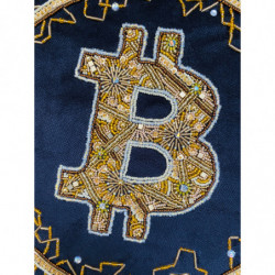 Painting "FIERY BITCOIN" By...