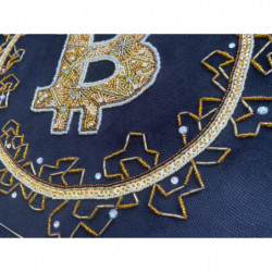 Painting "FIERY BITCOIN" By 5ksana