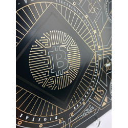 Art Deco Bitcoin I By modeotec.art